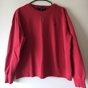 Vintage Red Polo Sport Sweater